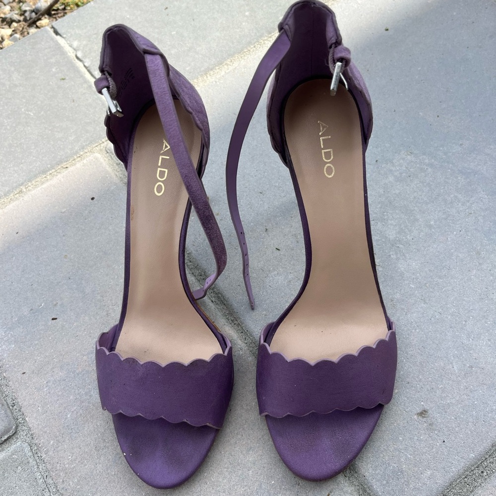 Aldo Purple Heels - 8.5 size
